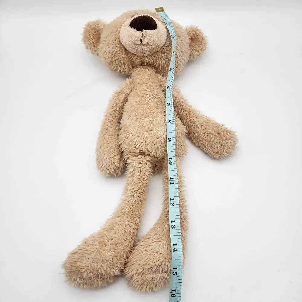 Gund Toothpick Tan Bear Plush Stuffed Animal Toy 15” Long Legs Cord Nose 6048330